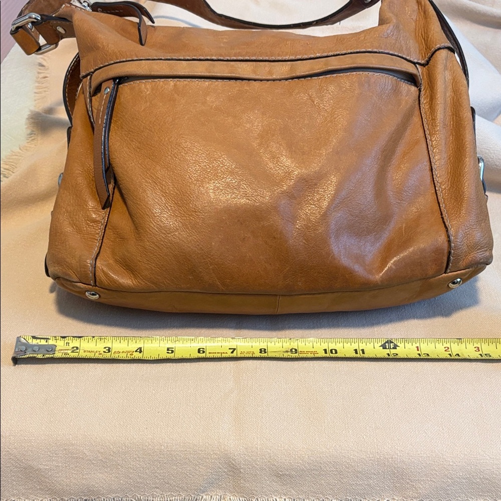 Fossil Tan Leather Hobo Bag - Picture 2 of 8